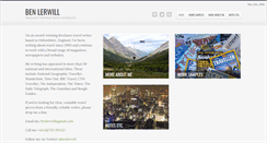 Desktop Screenshot of benlerwill.com